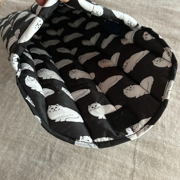 BAGGU Cat Print Puffy Laptop Sleeve NWOT - Picture 6 of 9